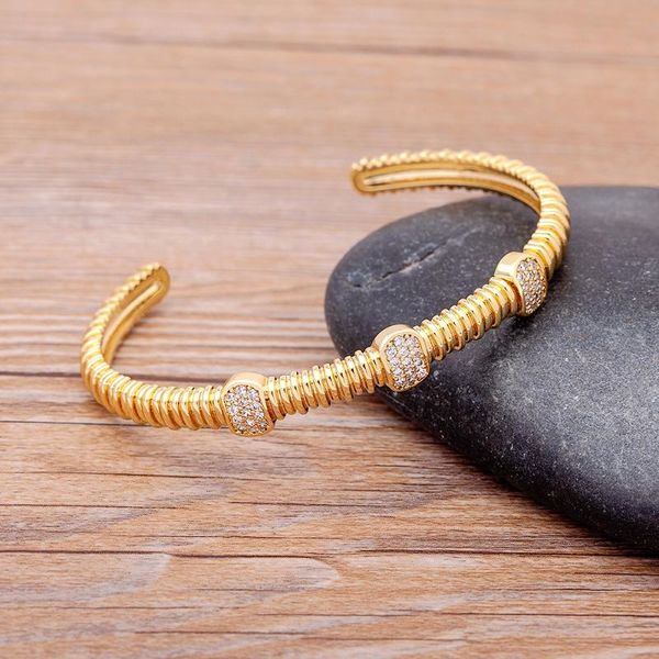 bangle arrival 10 styles punk copper zircon bracelet for women gold color adjustable cuff jewelry fine party birthday gifts, Black
bangle arrival 10 styles punk copper zircon bracelet for women gold color adjustable cuff jewelry fine party birthday gifts, Black
