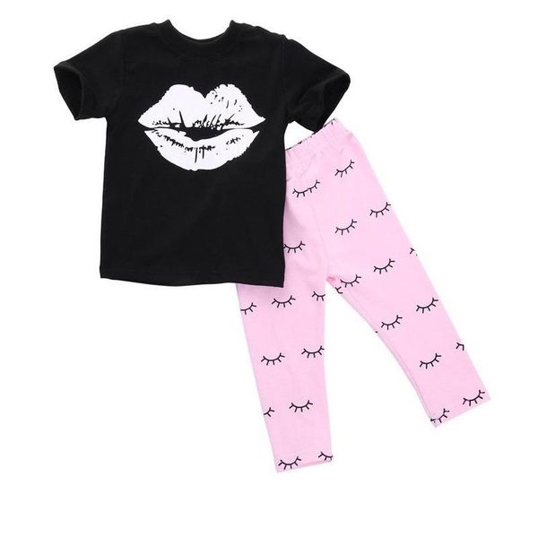 kids baby girls clothes set 2021 summer lips t-shirt+eyelash pink pants 2pcs toddler infant girl clothing outfits 3m/6m-5t sets, White
kids baby girls clothes set 2021 summer lips t-shirt+eyelash pink pants 2pcs toddler infant girl clothing outfits 3m/6m-5t sets, White
