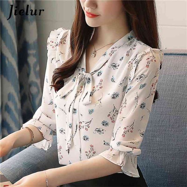 jielur autumn three quarter women's blouses print floral print chiffon shirts casual lace up female blusas ladies s-xxl 210401, White
jielur autumn three quarter women's blouses print floral print chiffon shirts casual lace up female blusas ladies s-xxl 210401, White