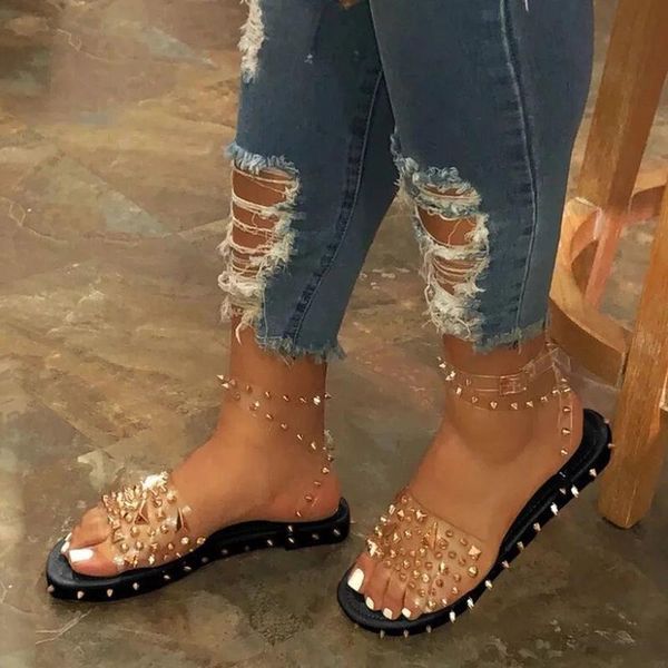 sandals women 2021 summer fashion transparent ankle strap slip on open toe slipper shoes sandalias mujer, Black
sandals women 2021 summer fashion transparent ankle strap slip on open toe slipper shoes sandalias mujer, Black