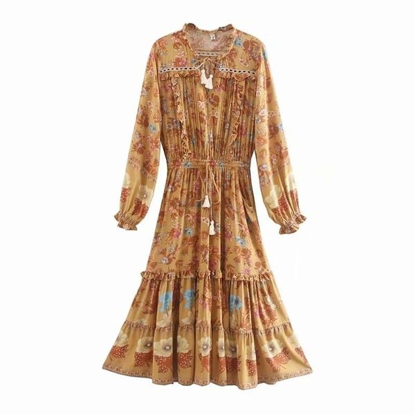 women slim with belt dress long sleeve v-neck floral printed waist summer party date ruffled a-line 210524, Black;gray
women slim with belt dress long sleeve v-neck floral printed waist summer party date ruffled a-line 210524, Black;gray