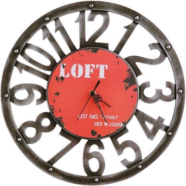 wall clocks american industrial retro creative clock cafe bar living room klok modern design decoration home decor 50q037
wall clocks american industrial retro creative clock cafe bar living room klok modern design decoration home decor 50q037