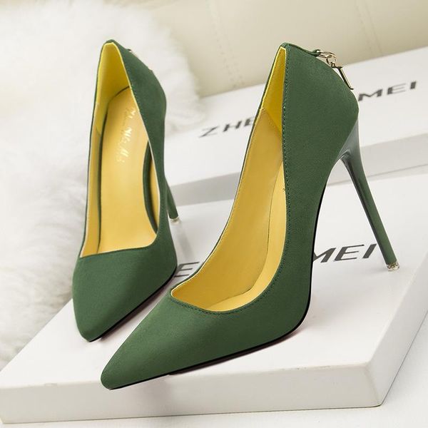 dress shoes 2021 women pumps fashion fine with high heel suede shallow mouth pointed business women's wedding heels, Black
dress shoes 2021 women pumps fashion fine with high heel suede shallow mouth pointed business women's wedding heels, Black