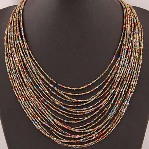 chokers fashion arrival bohemian style multilayer beaded choker necklace statement jewelry for women bijoux collar, Golden;silver
chokers fashion arrival bohemian style multilayer beaded choker necklace statement jewelry for women bijoux collar, Golden;silver