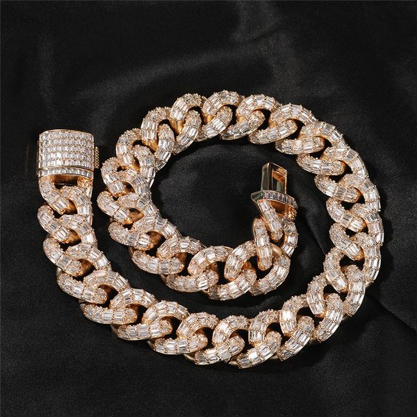 width 20mm 18/22inch gold plated bling cz zirconia miami cuban chain necklace bracelet for men women hip hop punk jewelry necklace chains, Silver
width 20mm 18/22inch gold plated bling cz zirconia miami cuban chain necklace bracelet for men women hip hop punk jewelry necklace chains, Silver