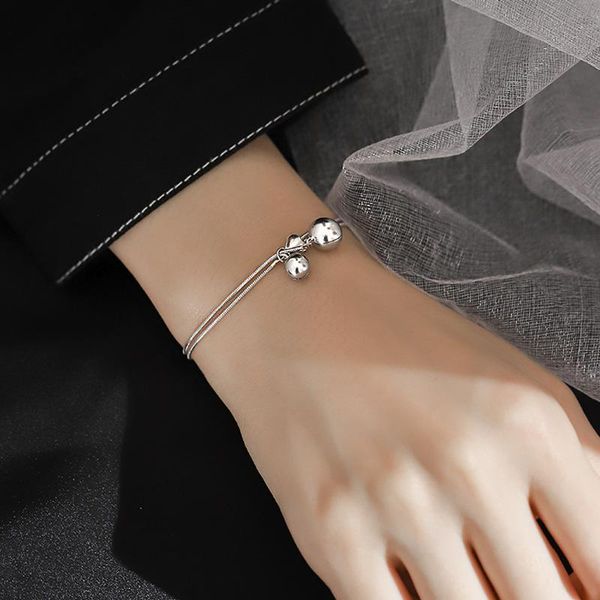 link, chain trendy jewelry ball charm bracelet fashion design selling silvery plating for celebration gifts, Black
link, chain trendy jewelry ball charm bracelet fashion design selling silvery plating for celebration gifts, Black
