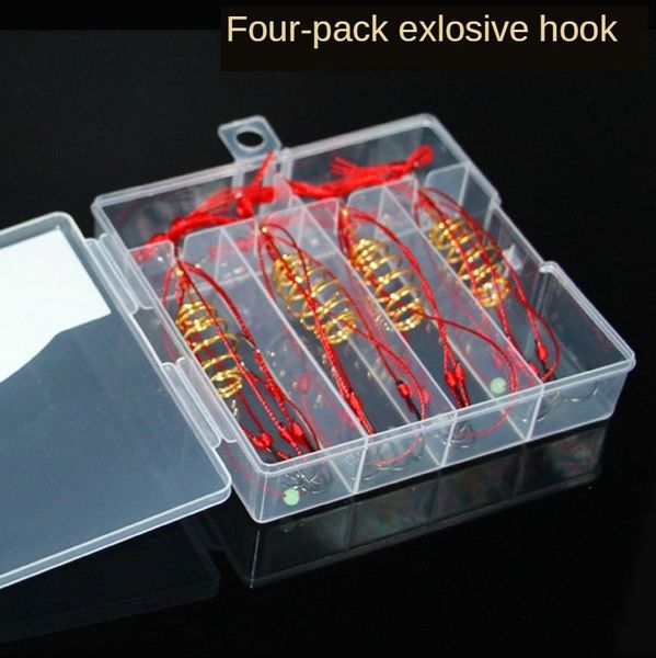 4-piece set of fishing tackle high-efficiency explosive hook luminous beads carp hooks
4-piece set of fishing tackle high-efficiency explosive hook luminous beads carp hooks