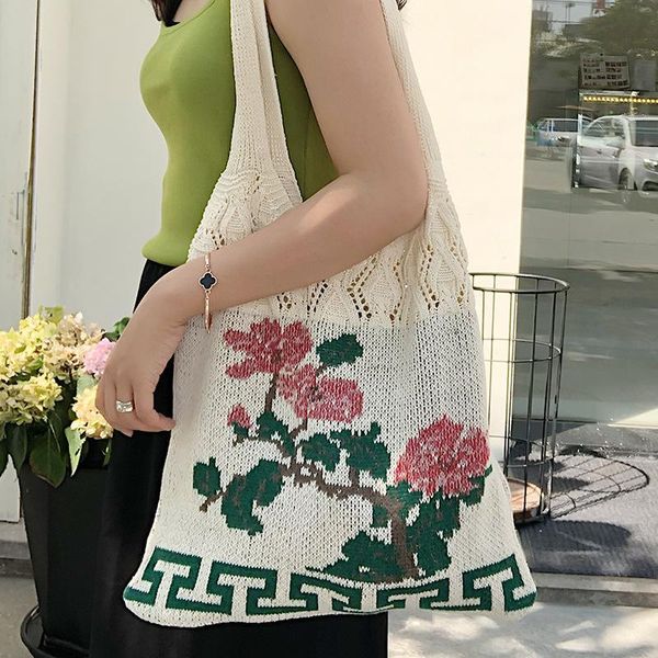 evening bags designer crochet tote bag hollow wool knit shoulder for women flowers large capacity handbags japanese style shopper
evening bags designer crochet tote bag hollow wool knit shoulder for women flowers large capacity handbags japanese style shopper