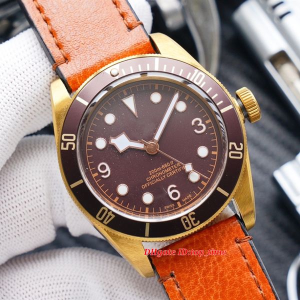 3 style watches 43mm bronze m79250bm-0005 miyota automatic mens watch sapphire alumina bezel dark brown dial leather strap gents sports wris, Slivery;brown
3 style watches 43mm bronze m79250bm-0005 miyota automatic mens watch sapphire alumina bezel dark brown dial leather strap gents sports wris, Slivery;brown