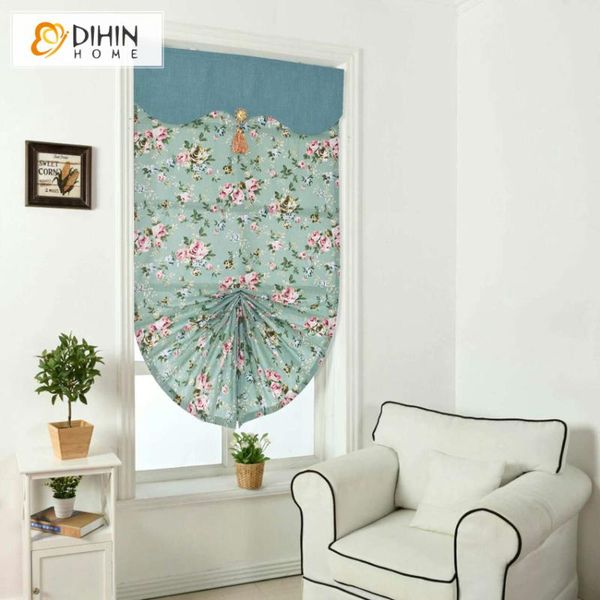 blinds dihin home cotton/linen material with valance pastoral printing roman roller blind for living room
blinds dihin home cotton/linen material with valance pastoral printing roman roller blind for living room