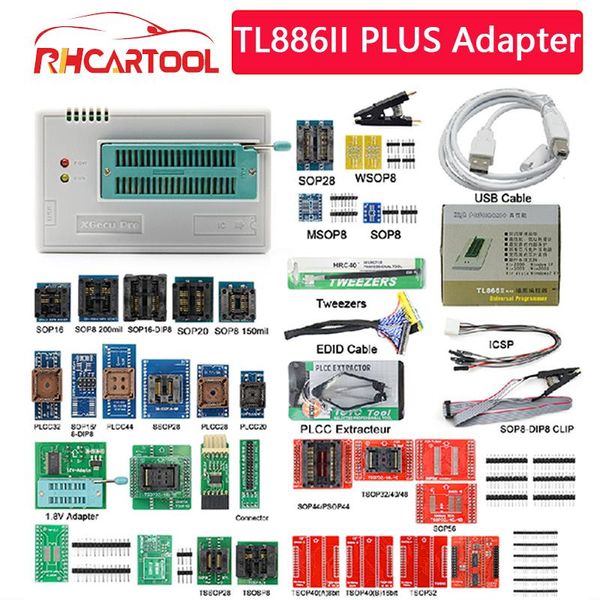 diagnostic tools original tl866ii plus with 37pcs adapter tl866 updated minipro universal high speed usb programmer performance
diagnostic tools original tl866ii plus with 37pcs adapter tl866 updated minipro universal high speed usb programmer performance