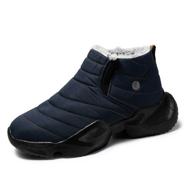 snow boots men's winter warm psh thickened travel shoes anti slip wear-resistant thick soled cotton boots, Black
snow boots men's winter warm psh thickened travel shoes anti slip wear-resistant thick soled cotton boots, Black