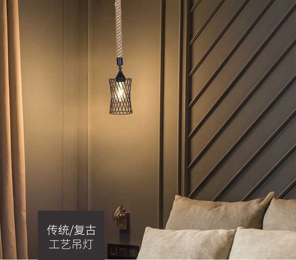 single head rope chandelier simple wrought iron retro industrial style restaurant american lighting pendant lamps
single head rope chandelier simple wrought iron retro industrial style restaurant american lighting pendant lamps