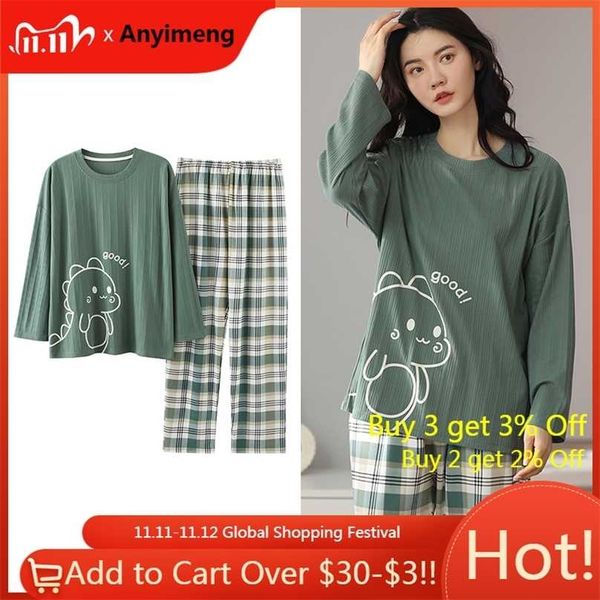 kawaii dinosaur printing fashion women's pajamas big size homewear 3xl 4xl 5xl knitted cotton pullover spring autumn pijamas 211106, Black;red
kawaii dinosaur printing fashion women's pajamas big size homewear 3xl 4xl 5xl knitted cotton pullover spring autumn pijamas 211106, Black;red