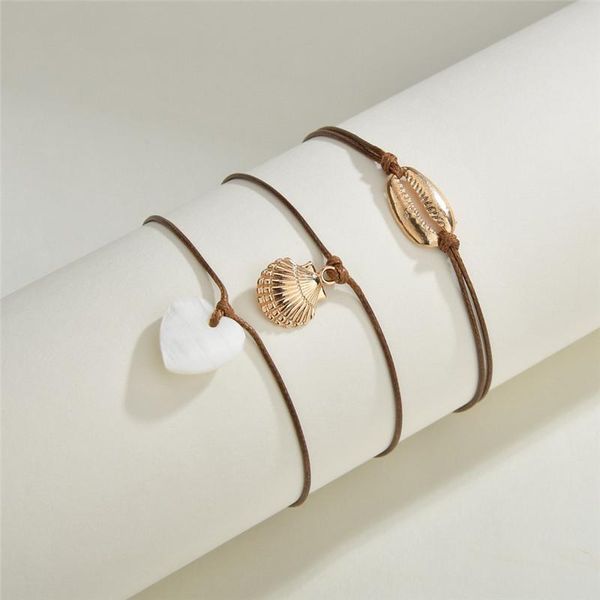 bohemian heart shell rope chain bracelets bangles for women metal charm sets jewelry bangel bracelet, Golden;silver
bohemian heart shell rope chain bracelets bangles for women metal charm sets jewelry bangel bracelet, Golden;silver