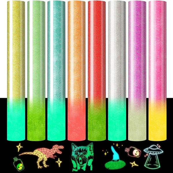 gift wrap 1 roll glitter htv heat transfer film bundle glow in the dark color changing cutting press t-shirt
gift wrap 1 roll glitter htv heat transfer film bundle glow in the dark color changing cutting press t-shirt