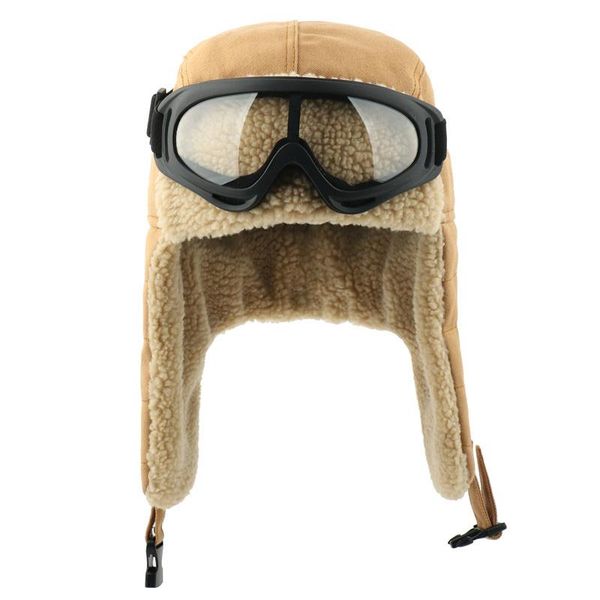 cycling caps & masks winter ski cap with goggles windproof thermal fleece running skiing motocycle head hat snow bike outdoor headwear, Black
cycling caps & masks winter ski cap with goggles windproof thermal fleece running skiing motocycle head hat snow bike outdoor headwear, Black