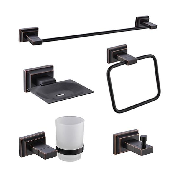 black wall-mounted towel toilet paper brush hanger soap cup holder wall hook antique bathroom shower wc hardware accessories set bath access 
black wall-mounted towel toilet paper brush hanger soap cup holder wall hook antique bathroom shower wc hardware accessories set bath access