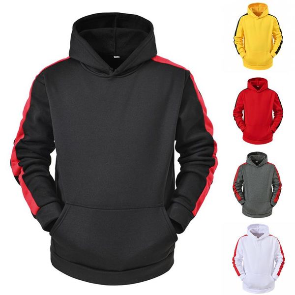 men's hoodies & sweatshirts hooded sweatshirt 2021 autumn winter fashion long sleeve jacket homme casual sports sweater streetwear over, Black
men's hoodies & sweatshirts hooded sweatshirt 2021 autumn winter fashion long sleeve jacket homme casual sports sweater streetwear over, Black