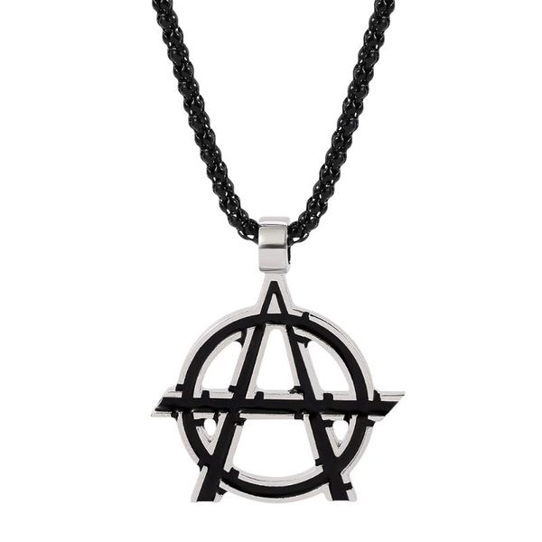 pendant necklaces symbol necklace thick chain black enamel supernatural letter a mens boys jewelry trend, Silver
pendant necklaces symbol necklace thick chain black enamel supernatural letter a mens boys jewelry trend, Silver