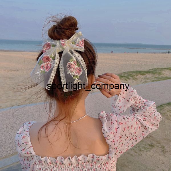 2022 ins fashion elegant women hair clips white rose floral lace bowknot printing streamer hairpin hair band girls hair accessories, Slivery;white
2022 ins fashion elegant women hair clips white rose floral lace bowknot printing streamer hairpin hair band girls hair accessories, Slivery;white