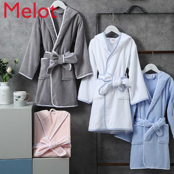 towel solid color simple children's bathrobes, towels cap cotton bathrobe water-absorbing quick-drying bath wrap dress
towel solid color simple children's bathrobes, towels cap cotton bathrobe water-absorbing quick-drying bath wrap dress