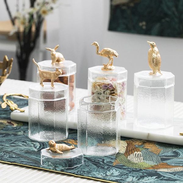 nordic crystal glass storage jar with sealed lid candy sugar kitchen tank diamond jewelry arts & crafts container bottles jars
nordic crystal glass storage jar with sealed lid candy sugar kitchen tank diamond jewelry arts & crafts container bottles jars