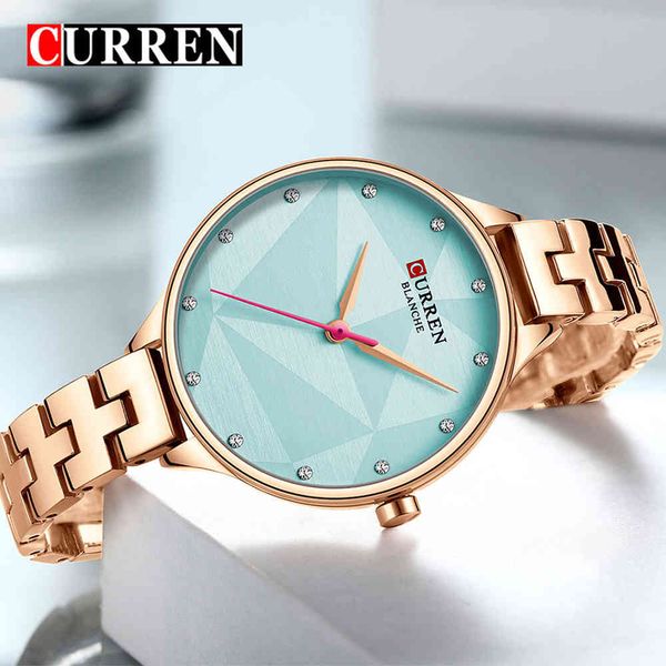 women watches fashion design curren quartz watches women's dress bracelet clock ladies simple girl wristwatches bayan kol saati 210517, Slivery;brown
women watches fashion design curren quartz watches women's dress bracelet clock ladies simple girl wristwatches bayan kol saati 210517, Slivery;brown
