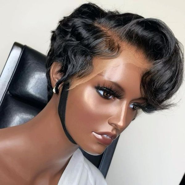 lace wigs halo human hair short pixie cut wig for black women t part nutrual color frontal straight bob, Black;brown
lace wigs halo human hair short pixie cut wig for black women t part nutrual color frontal straight bob, Black;brown