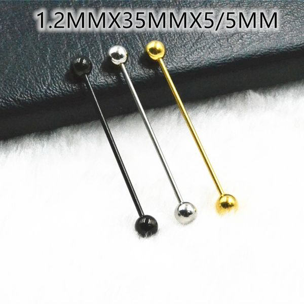 lot50pcs 16g~1.2mmx35mmx5/5mm industrial scaffold barbells body jewelry ear piercing, Silver
lot50pcs 16g~1.2mmx35mmx5/5mm industrial scaffold barbells body jewelry ear piercing, Silver