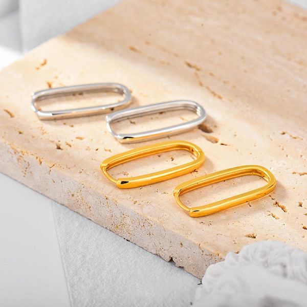 hoop & huggie men's 925 sterling silver smooth oval shaped earrings a4061, Golden;silver
hoop & huggie men's 925 sterling silver smooth oval shaped earrings a4061, Golden;silver