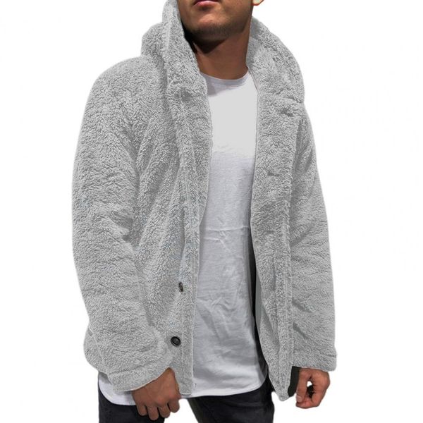 2021 autumn winter fashion new fluffy fleece long sleeve hooded coat plush buttons closure thicken warm soft men coat outerwear, Black;brown
2021 autumn winter fashion new fluffy fleece long sleeve hooded coat plush buttons closure thicken warm soft men coat outerwear, Black;brown