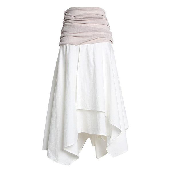skirts spring and summer skirt women's color contrast stitching pleated lace high waist casual with irregular hem, Black
skirts spring and summer skirt women's color contrast stitching pleated lace high waist casual with irregular hem, Black