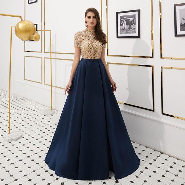 party dresses beauty emily stain luxury beads navy blue evening 2021 o neck long prom plus size gowns, White;black
party dresses beauty emily stain luxury beads navy blue evening 2021 o neck long prom plus size gowns, White;black