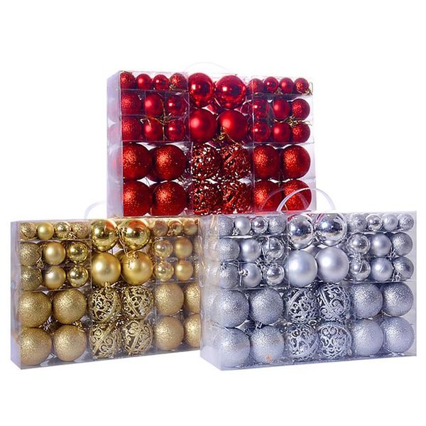 party decoration 100pcs 3/4/6cm christmas ball ornament for xmas tree pendant home decorations glossy matte powder hollow set
party decoration 100pcs 3/4/6cm christmas ball ornament for xmas tree pendant home decorations glossy matte powder hollow set