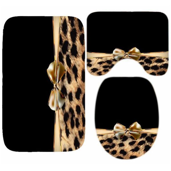 bath mats black bow leopard cheetah animal print rug set for bathroom carpet nonslip floor toilet accessories decor
bath mats black bow leopard cheetah animal print rug set for bathroom carpet nonslip floor toilet accessories decor