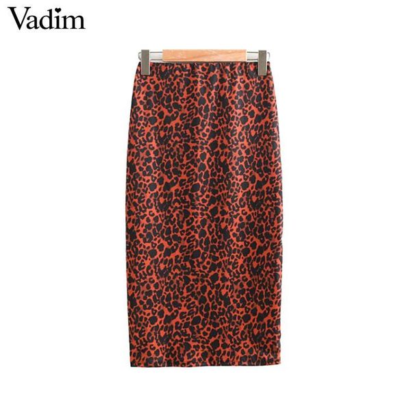 skirts vadim office lady red leopard print midi skirt faldas mujer animal pattern elastic wasit stretchy retro casual chic ba302, Black
skirts vadim office lady red leopard print midi skirt faldas mujer animal pattern elastic wasit stretchy retro casual chic ba302, Black