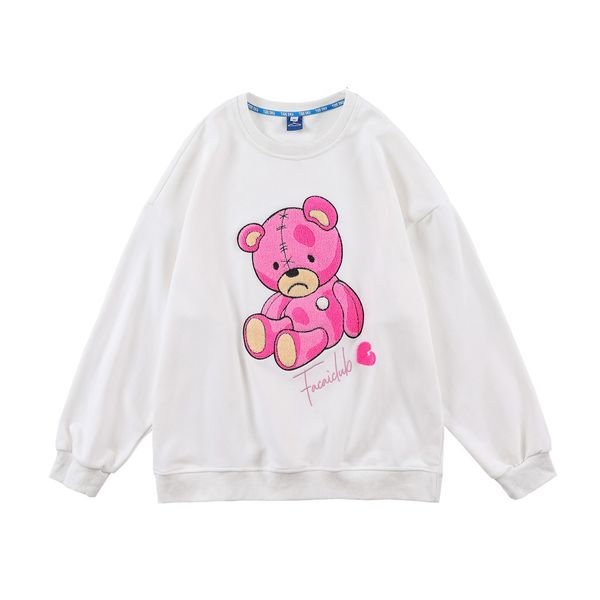 sweatshirts cartoon bear embroidered sweater mens american fashion brand loose long sleeve bf lazy wind round neck pullover hoodie, Black
sweatshirts cartoon bear embroidered sweater mens american fashion brand loose long sleeve bf lazy wind round neck pullover hoodie, Black