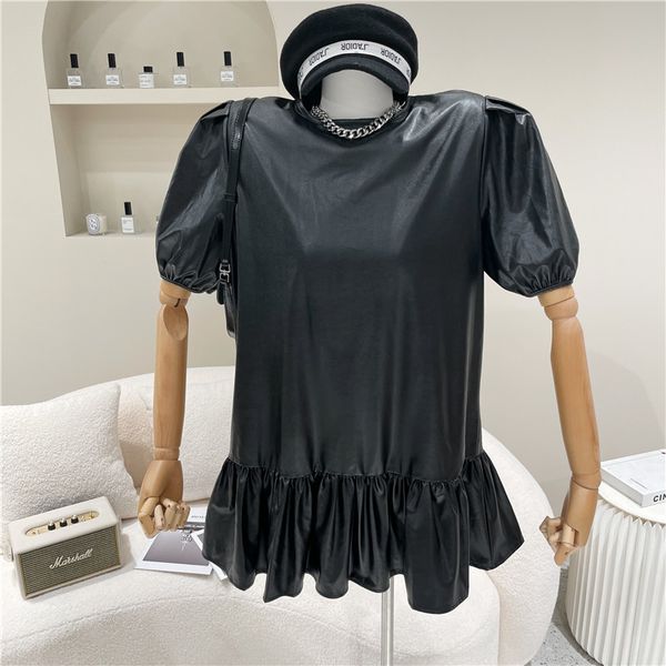 dresses spring female niche fashion design retro hepburn short around bubble neck pleated dress, Black;gray
dresses spring female niche fashion design retro hepburn short around bubble neck pleated dress, Black;gray