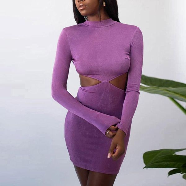 casual dresses bodycon dress women solid glossy backless long sleeve o-neck hedging bandage show waist robe grande taille femme e3, Black;gray
casual dresses bodycon dress women solid glossy backless long sleeve o-neck hedging bandage show waist robe grande taille femme e3, Black;gray