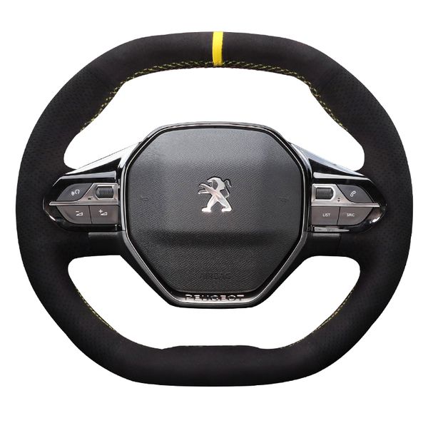 hand sewn suede steering wheel cover for peugeot 308 /508 / 207 / 206 / 408 
hand sewn suede steering wheel cover for peugeot 308 /508 / 207 / 206 / 408