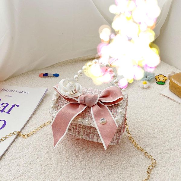 korean fashion girl's bow cross cartoon cloth purse personality foreign style little princess one shoulder zero bag mini pearl children, White
korean fashion girl's bow cross cartoon cloth purse personality foreign style little princess one shoulder zero bag mini pearl children, White