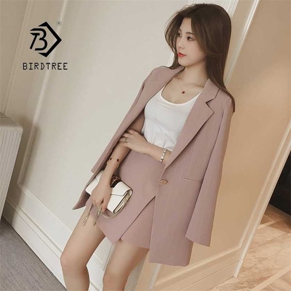 fashion women skirt suits single button notched striped blazer jackets slim mini skirts two pieces sets ol female s95515z 210416, White
fashion women skirt suits single button notched striped blazer jackets slim mini skirts two pieces sets ol female s95515z 210416, White