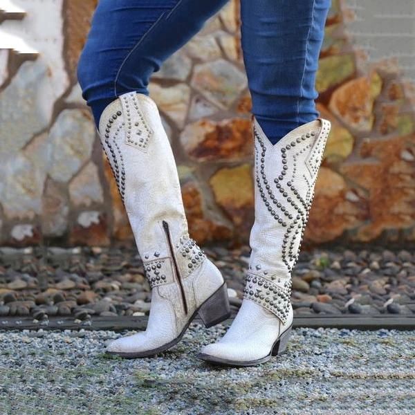 retro women summer boots zipper low heel shoes cool british rivet design soft short party drop, Black
retro women summer boots zipper low heel shoes cool british rivet design soft short party drop, Black