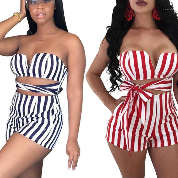 women's tracksuits summer women stripe print strapless v neck tie waist zipper back crop & side pocket shorts ladies party set, Gray
women's tracksuits summer women stripe print strapless v neck tie waist zipper back crop & side pocket shorts ladies party set, Gray