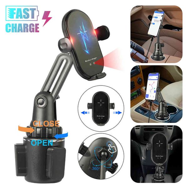 new universal qi wireless charger 360 degree adjustable car cup holder mount fast charging stand dock for cell phone
new universal qi wireless charger 360 degree adjustable car cup holder mount fast charging stand dock for cell phone