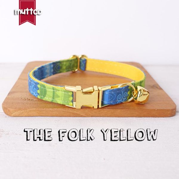 cat collars & leads 10pcs/lot muttco retail with platinum metal buckle collar for the folk yellow design 2 sizes ucc024b
cat collars & leads 10pcs/lot muttco retail with platinum metal buckle collar for the folk yellow design 2 sizes ucc024b