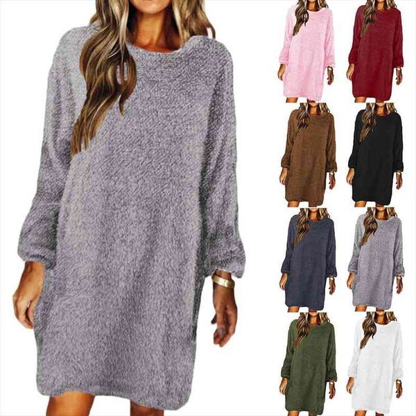 basic winter sweater-dress women long sleeve knitted mini dress winter solid color casual pullover dresses vestido mini, Black;gray
basic winter sweater-dress women long sleeve knitted mini dress winter solid color casual pullover dresses vestido mini, Black;gray