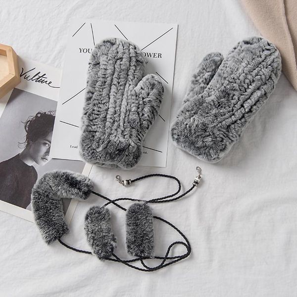 five fingers gloves style real rex fur winter thick warm mittens fashion soft s8628, Blue;gray
five fingers gloves style real rex fur winter thick warm mittens fashion soft s8628, Blue;gray