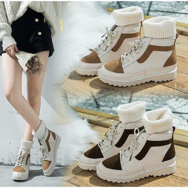 boots nieuwe vrouwen enkellaars warme winter pluche sokken motorlaarzen kant stiksels platform a1-199, Black
boots nieuwe vrouwen enkellaars warme winter pluche sokken motorlaarzen kant stiksels platform a1-199, Black